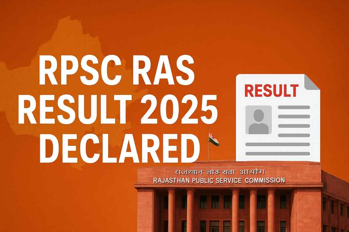 RPSC RAS Result 2025 Declared”