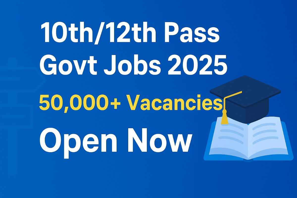 All India Govt Jobs 2025 for 10th and 12th Pass Candidates