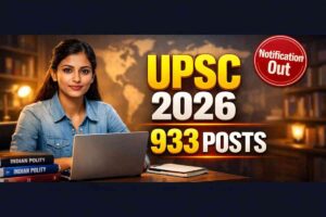 UPSC 2026 Recruitment Notification 933 Posts Apply Now Banner