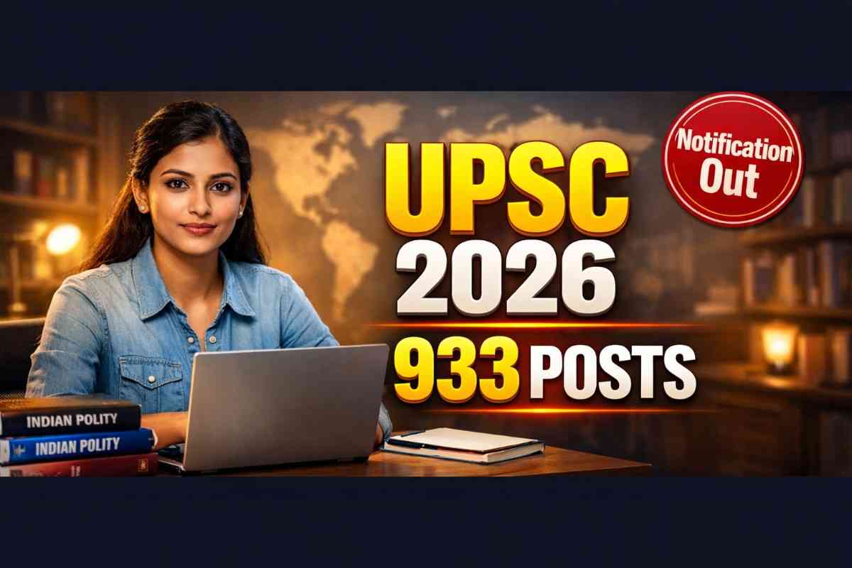 UPSC 2026 Recruitment Notification 933 Posts Apply Now Banner