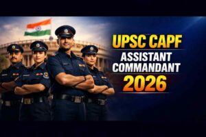 UPSC CAPF Assistant Commandant Recruitment 2026 Notification for 349