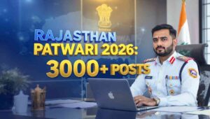 Rajasthan Patwari Recruitment 2026 Notification Banner