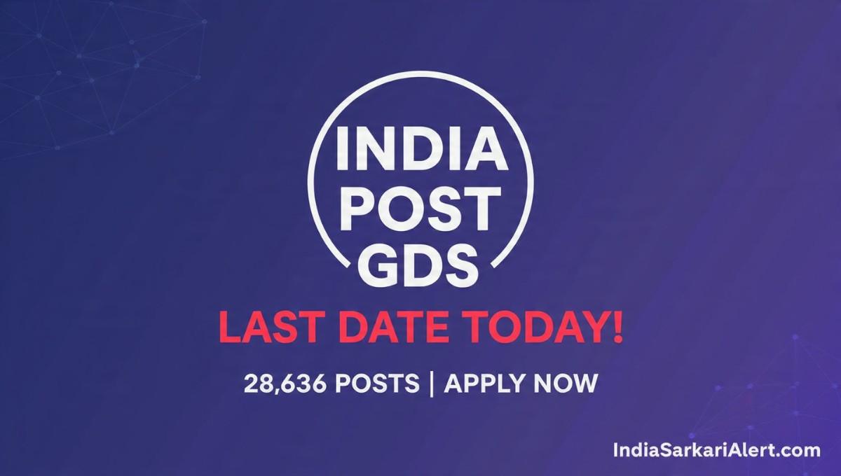 India Post GDS 2026 Last Date Alert Banner