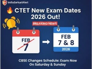 CTET 2026 Exam Date Changed Notice ctet.nic.in