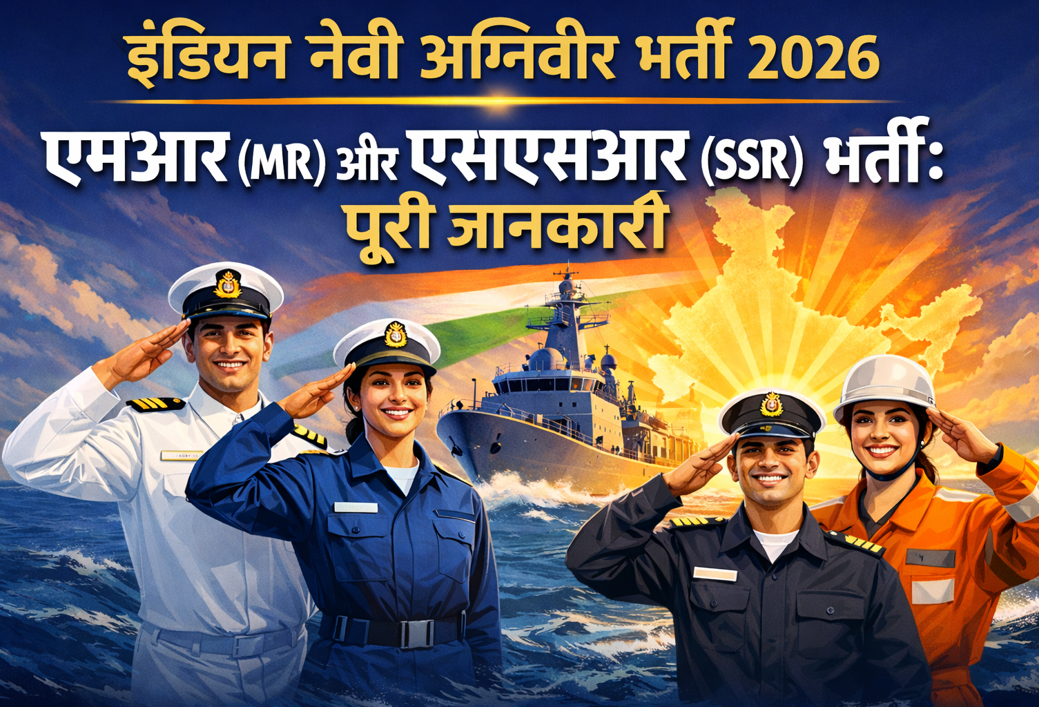 Indian Navy Agniveer SSR MR Recruitment 2026 Banner
